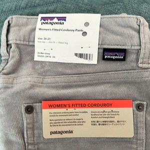 Patagonia Womens fitted corduroy pants, NWT, size 26 (2).